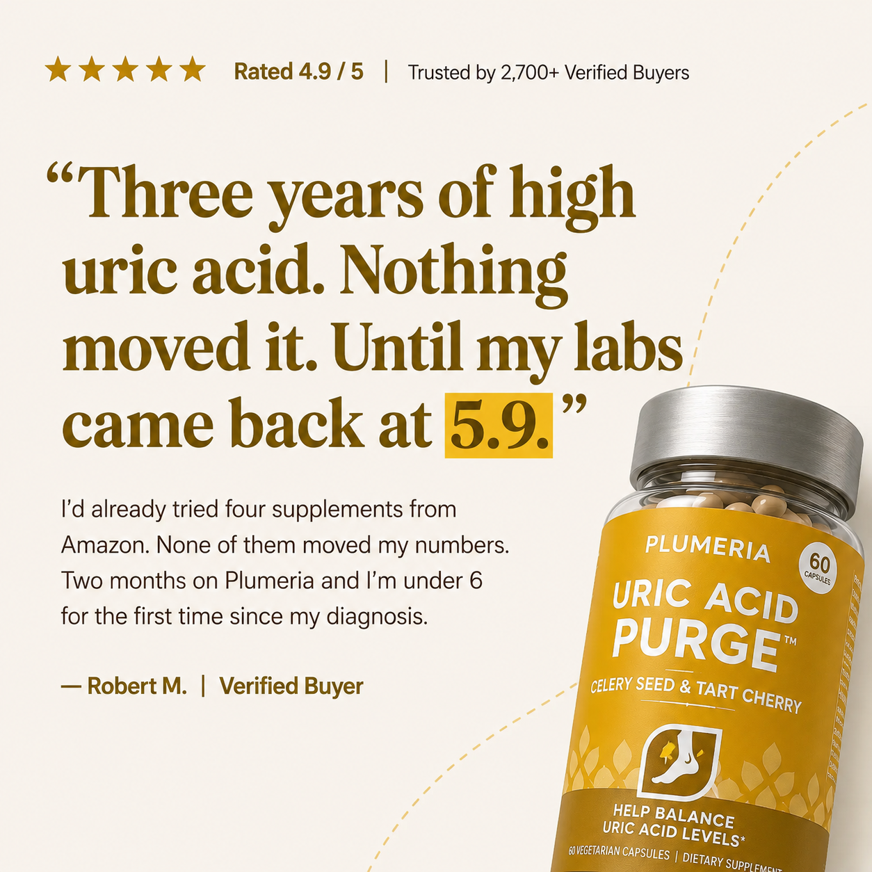 Plumeria Uric Acid Purge