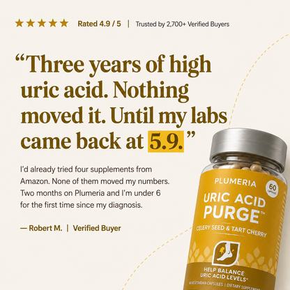 Plumeria Uric Acid Purge